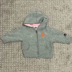 Gray Kids San Francisco ‘Giants’ Hoodie with Pink Lining